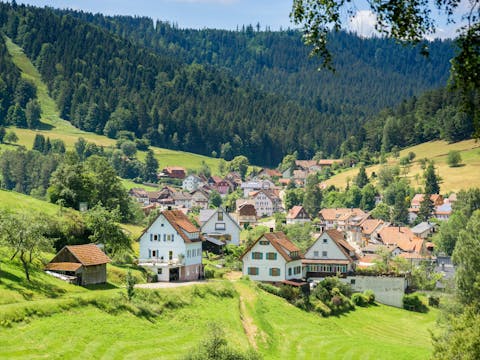 Blick auf Enzklösterle