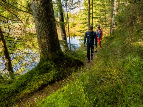 Wanderer auf dem Enzquellenpfad